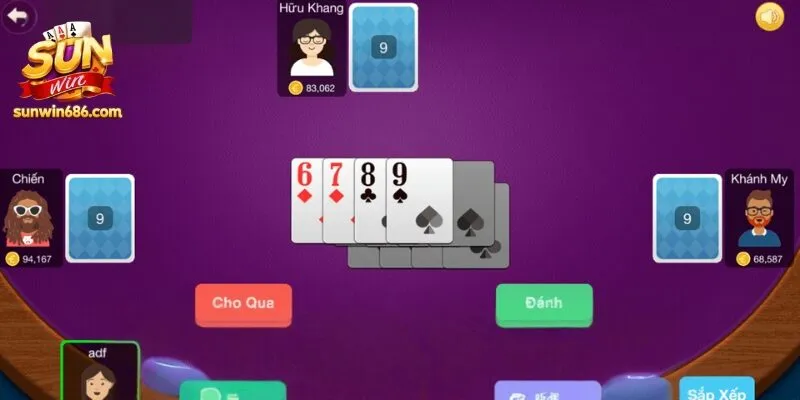 cach choi tien len mien nam